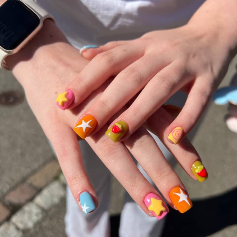 Kreatives Nageldesign
